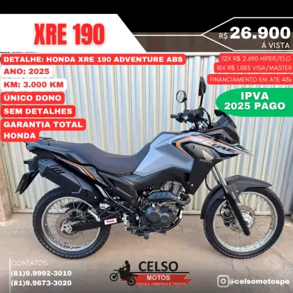 HONDA XRE 190 ADVENTURE 