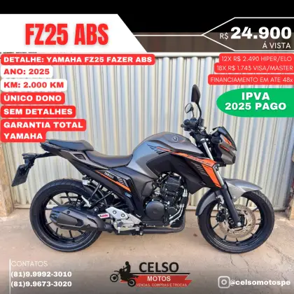 YAMAHA FZ25 FAZER ABS 