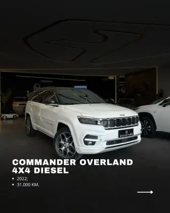 JEEP COMMANDER 2.0 TD380 TURBO DIESEL OVERLAND AT9