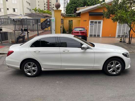 MERCEDES-BENZ-C 180-1.6 CGI AVANTGARDE 16V TURBO GASOLINA 4P AUTOMÁTICO MERCEDES-BENZ-C 180-2015