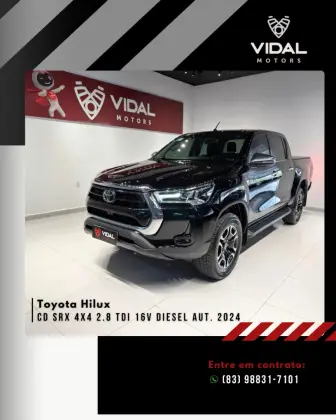 TOYOTA HILUX 2.8 D-4D TURBO DIESEL CD SRX 4X4 AUTOMÁTICO TOYOTA HILUX 2.8 D-4D TURBO DIESEL CD SRX 4X4 AUTOMÁTICO
