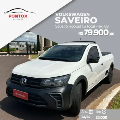 VOLKSWAGEN SAVEIRO 1.6 MSI ROBUST CS 16V FLEX 2P MANUAL
