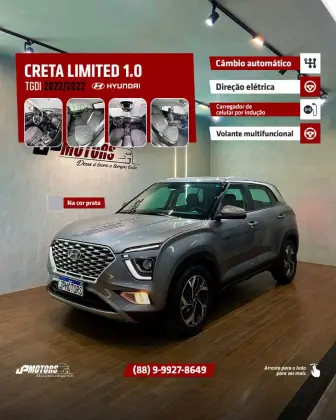 HYUNDAI CRETA 1.0 TGDI FLEX LIMITED AUTOMÁTICO HYUNDAI CRETA 1.0 TGDI FLEX LIMITED AUTOMÁTICO