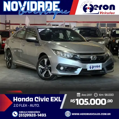 HONDA CIVIC 2.0 16V FLEXONE EXL 4P CVT