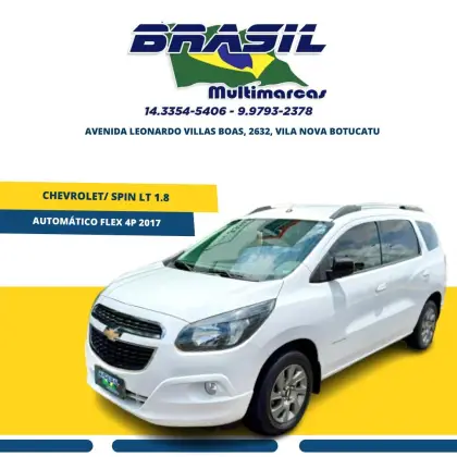 CHEVROLET SPIN 1.8 LT 8V FLEX 4P AUTOMÁTICO CHEVROLET SPIN 1.8 LT 8V FLEX 4P AUTOMÁTICO