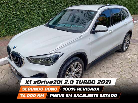 BMW-X1-2.0 16V TURBO ACTIVEFLEX SDRIVE20I 4P AUTOMÁTICO BMW-X1-2021