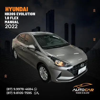 HYUNDAI HB20S 1.0 12V FLEX EVOLUTION MANUAL