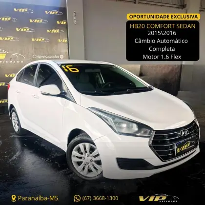 HYUNDAI HB20S 1.6 COMFORT PLUS 16V FLEX 4P AUTOMÁTICO
