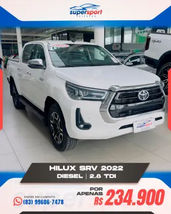 TOYOTA HILUX 2.8 D-4D TURBO DIESEL CD SRV 4X4 AUTOMÁTICO