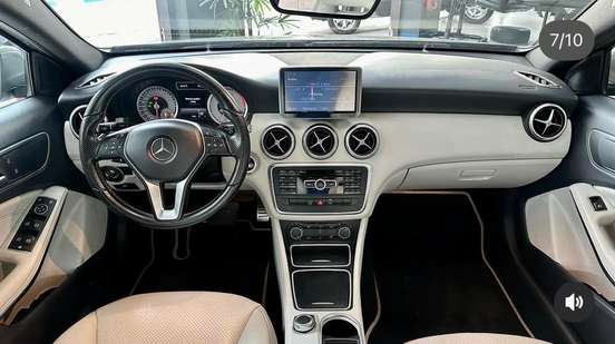 MERCEDES-BENZ-A 200-1.6 TURBO 16V GASOLINA 4P AUTOMÁTICO MERCEDES-BENZ-A 200-2014