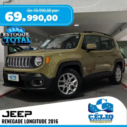 JEEP RENEGADE 1.8 16V FLEX LONGITUDE 4P AUTOMÁTICO