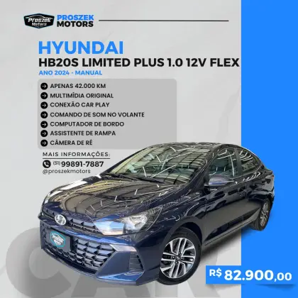HYUNDAI HB20S 1.0 12V FLEX LIMITED PLUS MANUAL