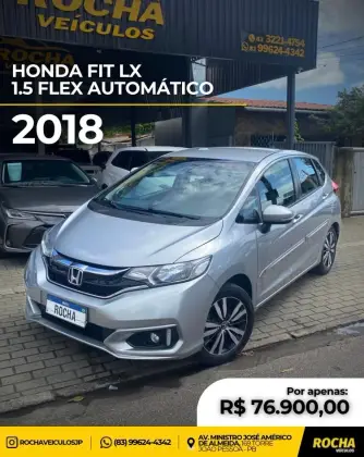 HONDA FIT 1.5 LX 16V FLEX 4P AUTOMÁTICO