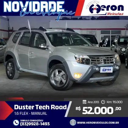 RENAULT DUSTER 1.6 TECH ROAD 4X2 16V FLEX 4P MANUAL RENAULT DUSTER 1.6 TECH ROAD 4X2 16V FLEX 4P MANUAL