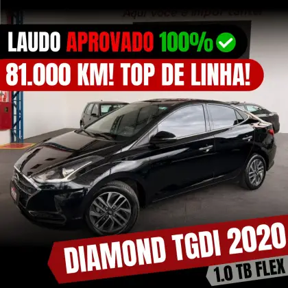 HYUNDAI HB20S 1.0 TGDI FLEX DIAMOND AUTOMÁTICO