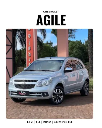 CHEVROLET AGILE 1.4 MPFI LTZ 8V FLEX 4P MANUAL