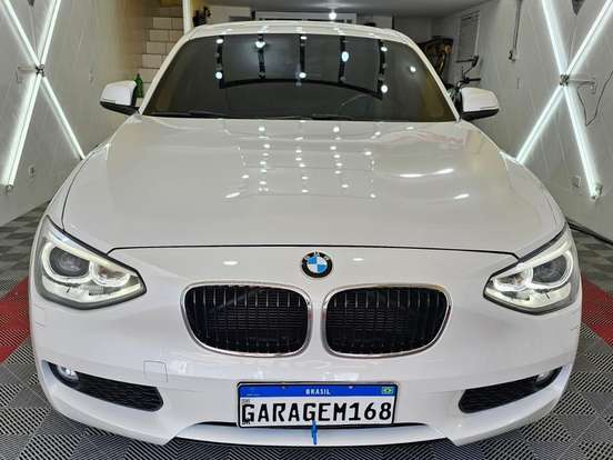 BMW-118i-1.6 SPORT GP 16V TURBO GASOLINA 4P AUTOMÁTICO BMW-118i-2014