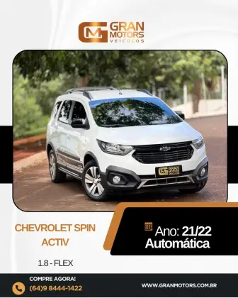 CHEVROLET SPIN 1.8 ACTIV 8V FLEX 4P AUTOMÁTICO