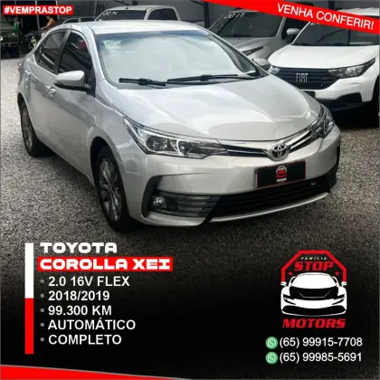 TOYOTA COROLLA 2.0 XEI 16V FLEX 4P AUTOMÁTICO