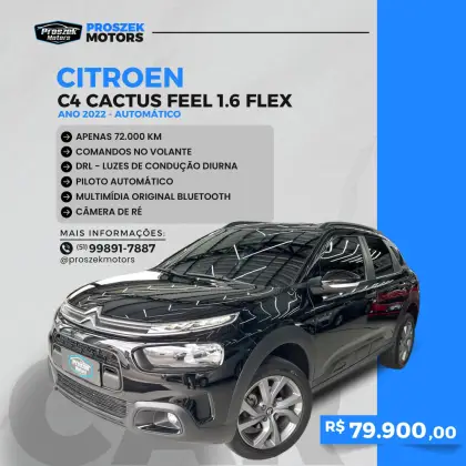 CITROËN C4 CACTUS 1.6 VTI 120 FLEX FEEL EAT6