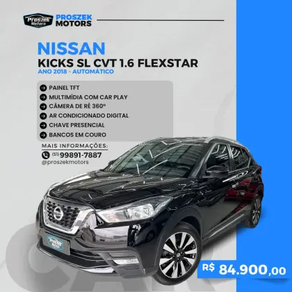 NISSAN KICKS 1.6 16V FLEXSTART SL 4P XTRONIC