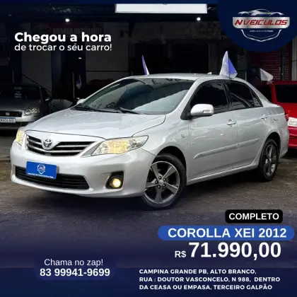 TOYOTA COROLLA 2.0 XEI 16V FLEX 4P AUTOMÁTICO