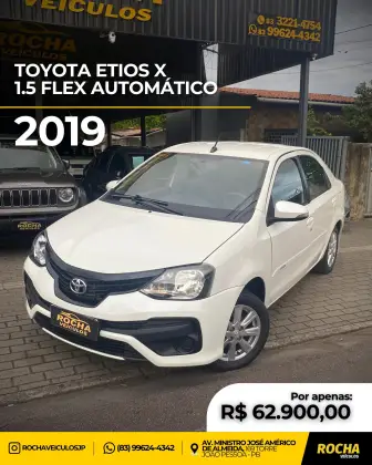 TOYOTA ETIOS 1.5 X SEDAN 16V FLEX 4P AUTOMÁTICO