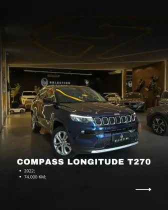 JEEP COMPASS 1.3 T270 TURBO FLEX LONGITUDE AT6