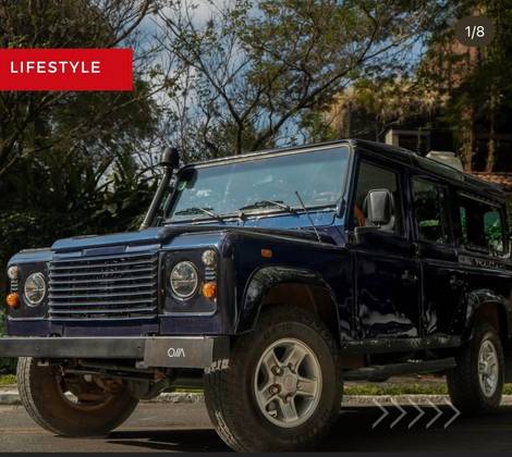 LAND ROVER DEFENDER 2.5 CSW 110 4X4 TURBO DIESEL 4P MANUAL
