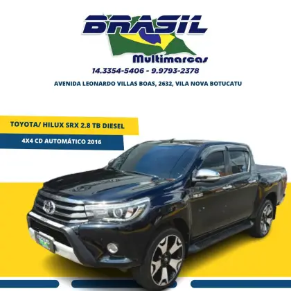 TOYOTA HILUX 2.8 SRX 4X4 CD 16V DIESEL 4P AUTOMÁTICO