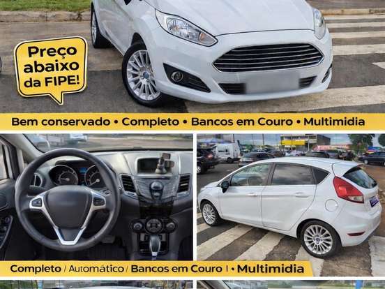 FORD-FIESTA-1.0 ECOBOOST SEL HATCH 12V GASOLINA 4P POWERSHIFT FORD-FIESTA-2016