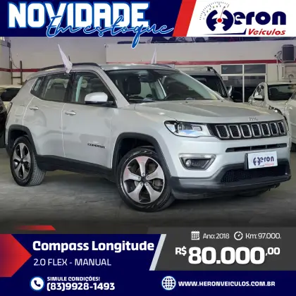 JEEP COMPASS 2.0 16V FLEX LONGITUDE AUTOMÁTICO