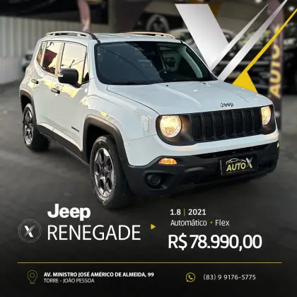 JEEP RENEGADE 1.8 16V FLEX SPORT 4P AUTOMÁTICO