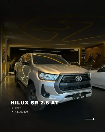 TOYOTA HILUX 2.8 D-4D TURBO DIESEL CD SR 4X4 AUTOMÁTICO