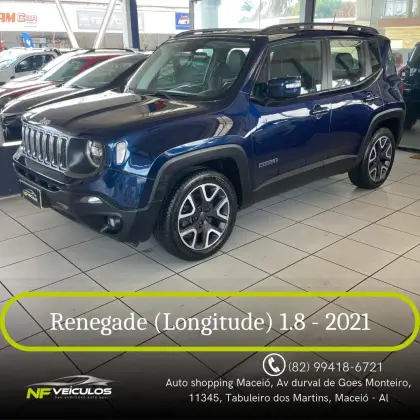 JEEP RENEGADE 1.8 16V FLEX LONGITUDE 4P AUTOMÁTICO JEEP RENEGADE 1.8 16V FLEX LONGITUDE 4P AUTOMÁTICO