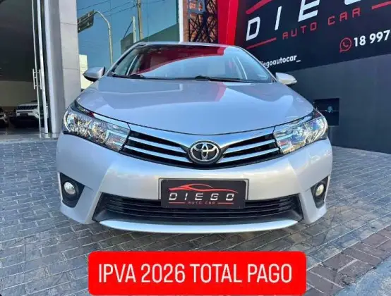 TOYOTA COROLLA 2.0 XEI 16V FLEX 4P AUTOMÁTICO TOYOTA COROLLA 2.0 XEI 16V FLEX 4P AUTOMÁTICO