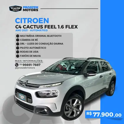 CITROËN C4 CACTUS 1.6 VTI 120 FLEX FEEL EAT6