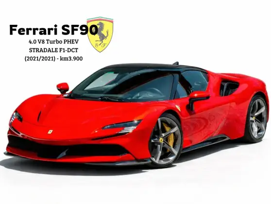 FERRARI SF90 4.0 V8 TURBO PHEV STRADALE F1-DCT