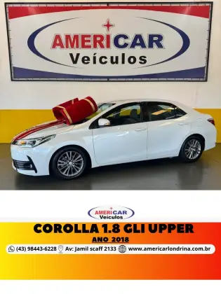 TOYOTA COROLLA 1.8 GLI UPPER 16V FLEX 4P AUTOMÁTICO