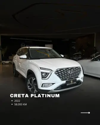 HYUNDAI CRETA 1.0 TGDI FLEX PLATINUM AUTOMÁTICO HYUNDAI CRETA 1.0 TGDI FLEX PLATINUM AUTOMÁTICO