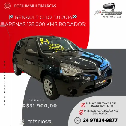 RENAULT CLIO 1.0 AUTHENTIQUE 16V FLEX 4P MANUAL