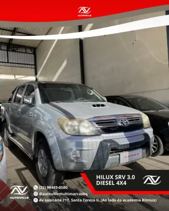 TOYOTA HILUX 3.0 SRV 4X4 CD 16V TURBO INTERCOOLER DIESEL 4P AUTOMÁTICO TOYOTA HILUX 3.0 SRV 4X4 CD 16V TURBO INTERCOOLER DIESEL 4P AUTOMÁTICO