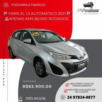 TOYOTA YARIS 1.5 16V FLEX XL PLUS CONNECT MULTIDRIVE