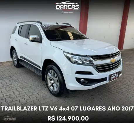CHEVROLET TRAILBLAZER 3.6 LTZ 4X4 V6 GASOLINA 4P AUTOMÁTICO CHEVROLET TRAILBLAZER 3.6 LTZ 4X4 V6 GASOLINA 4P AUTOMÁTICO