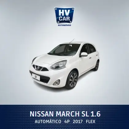 NISSAN MARCH 1.6 SL 16V FLEXSTART 4P XTRONIC NISSAN MARCH 1.6 SL 16V FLEXSTART 4P XTRONIC
