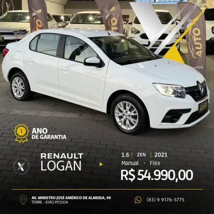 RENAULT LOGAN 1.6 16V SCE FLEX ZEN MANUAL