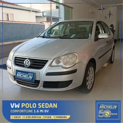 VOLKSWAGEN POLO SEDAN 1.6 MI COMFORTLINE 8V FLEX 4P MANUAL