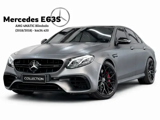 MERCEDES-BENZ E 63 AMG 4.0 V8 TURBO GASOLINA S 4MATIC+ SPEEDSHIFT