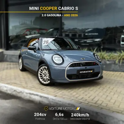 MINI COOPER 2.0 16V TWINPOWER GASOLINA S CABRIO STEPTRONIC MINI COOPER 2.0 16V TWINPOWER GASOLINA S CABRIO STEPTRONIC