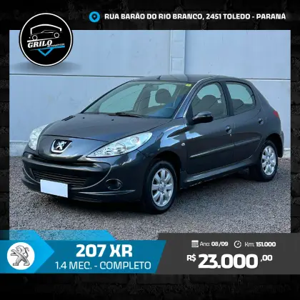 PEUGEOT 207 1.4 XR SPORT 8V FLEX 4P MANUAL PEUGEOT 207 1.4 XR SPORT 8V FLEX 4P MANUAL
